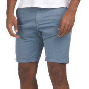 Ted Baker London Cortrom Slim Fit Chino Shorts Size 34R Blue Flat Front EUC